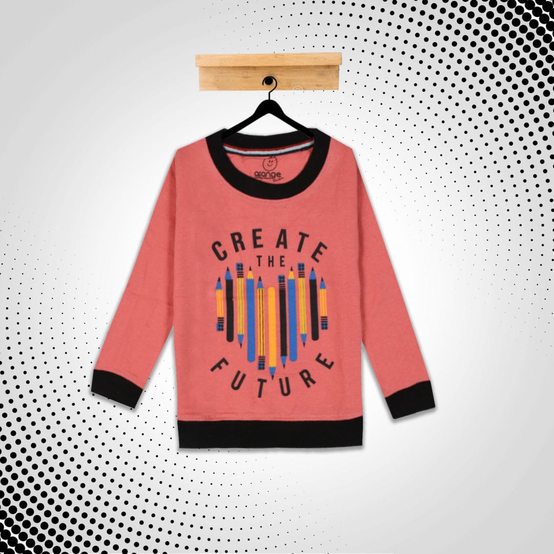 Kid's Create the future Printed Sweatshirt (1 YEARS to 12 YEARS)