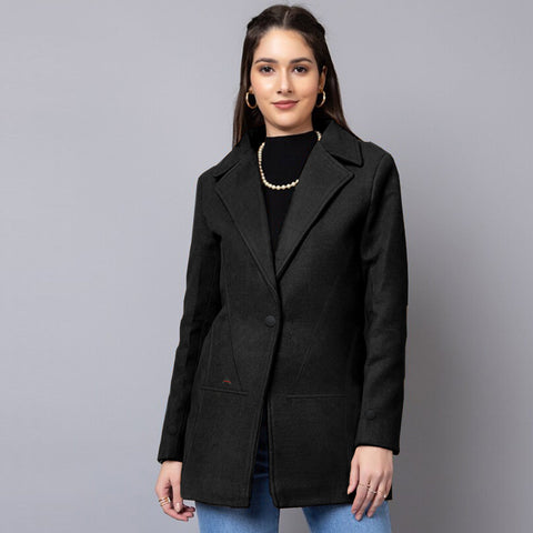 Jupiter Women Imported Woollen TrendyÂ LongÂ Coat